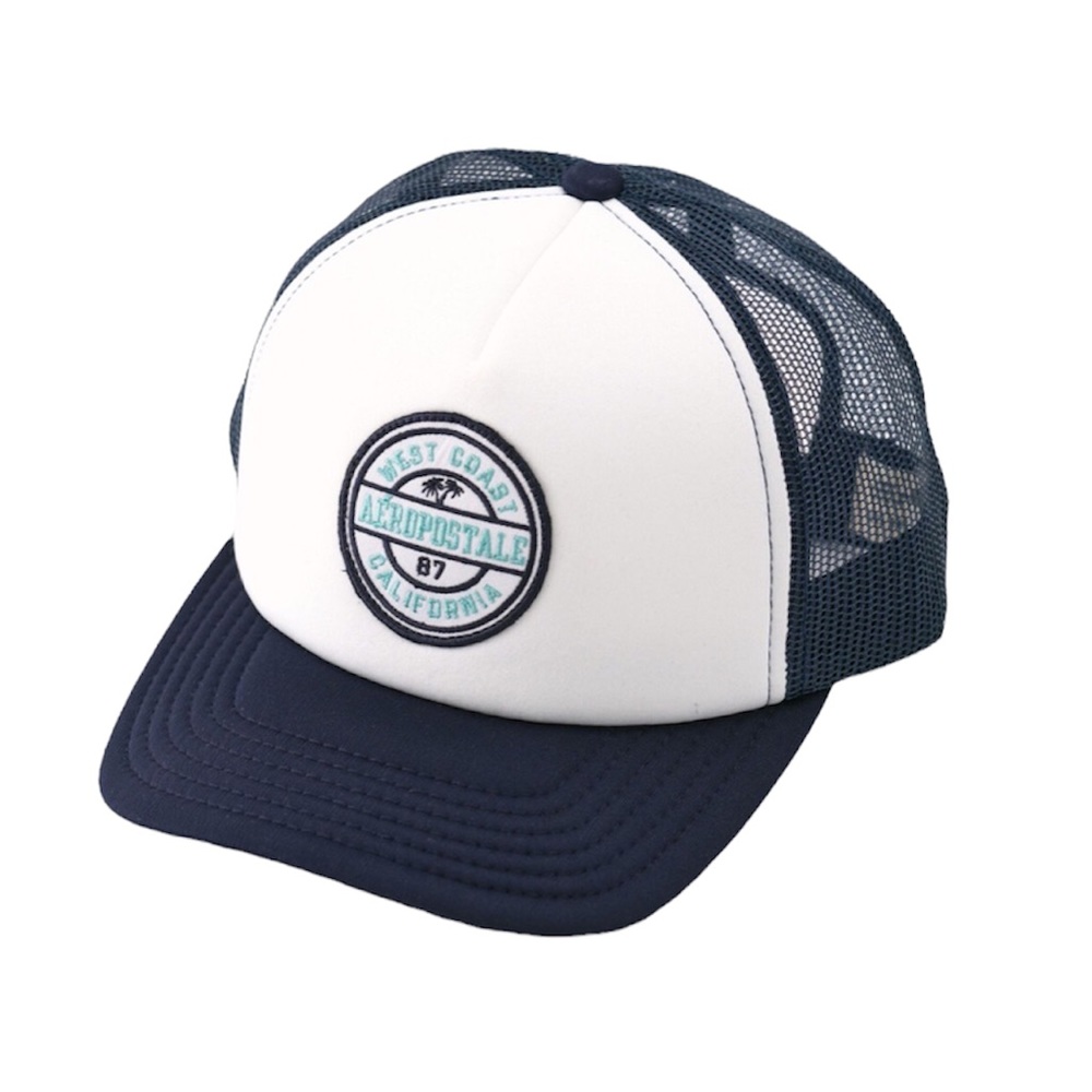 Aeropostal California Patch Adjustable Trucker Hat